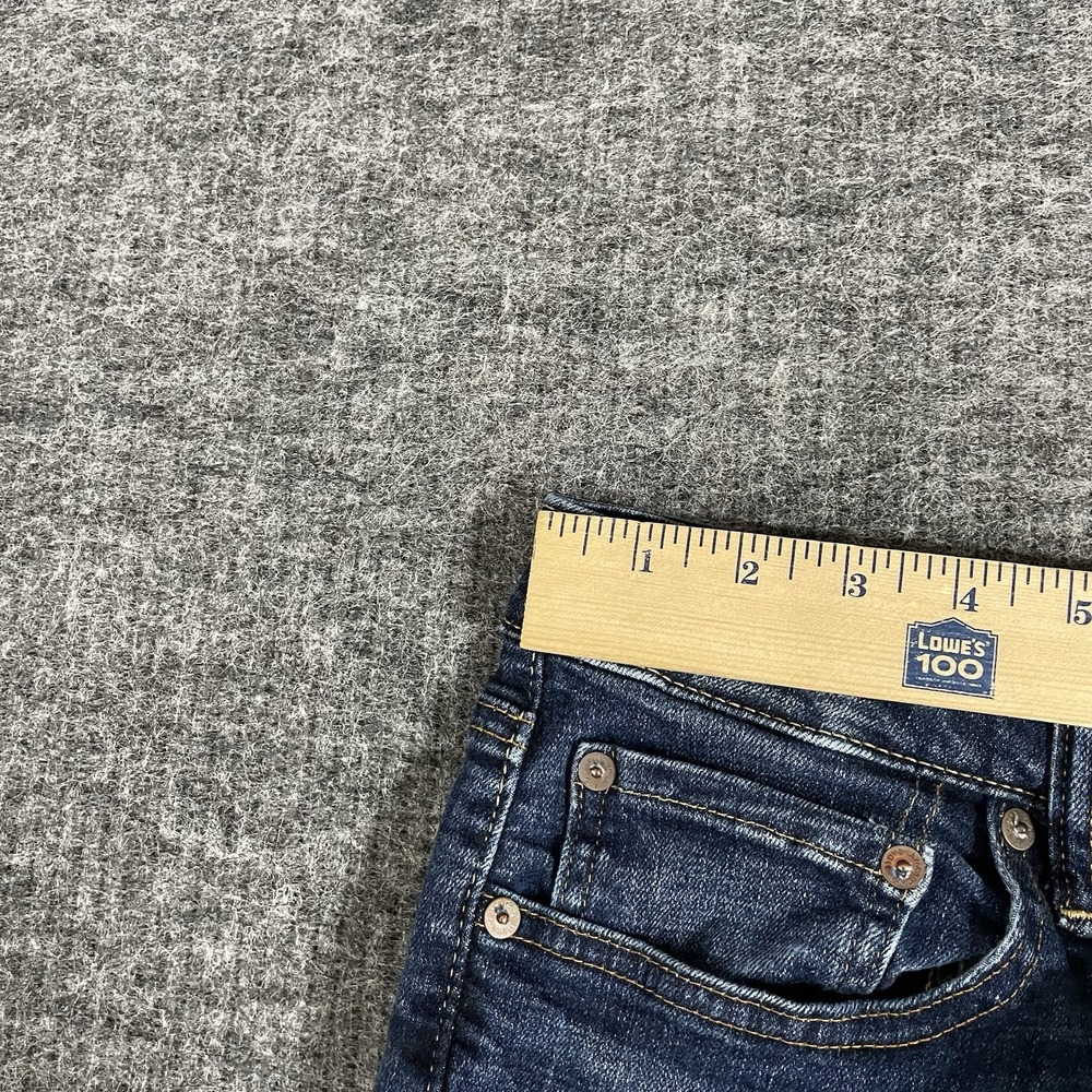 American Eagle Men's Size 31x32 Original Straight Blue Denim Jeans Stretch - Picture 6 of 11